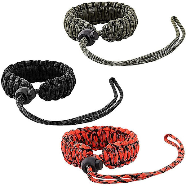 Handledsrem [3-pack] för kamera. Flätad rep justerbar handledsrem för kamera