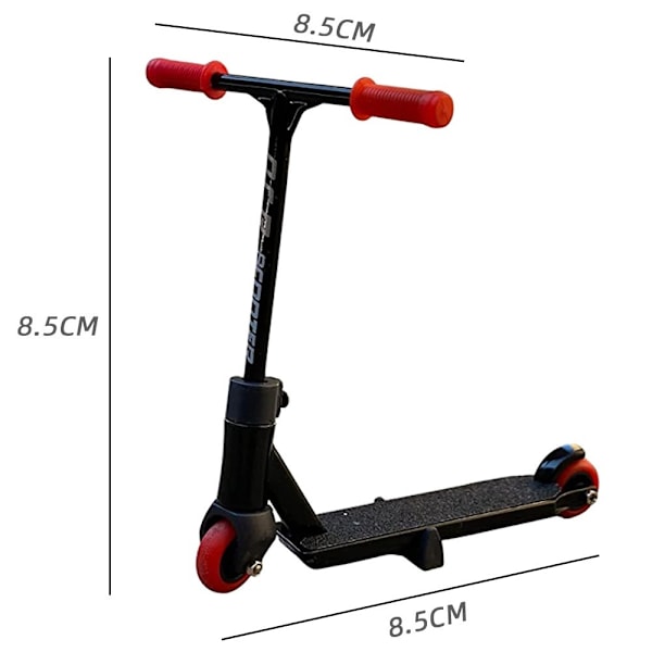 Mini Finger Scooter Leke Skateboards Sko Bukser Legering Fingerbrett Sett Barnegave Red