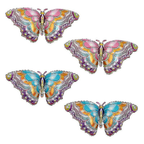 4 kpl alumiinifoliopalloa