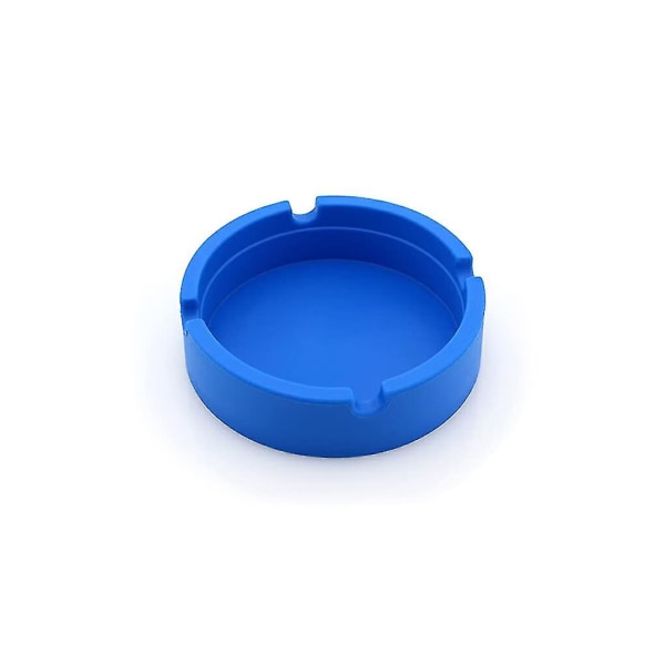 1 stk Silikon Askebeger Askebeger Bærbar Holder Vaskbar Pute Fleksibel Sporet Askebeger Blå