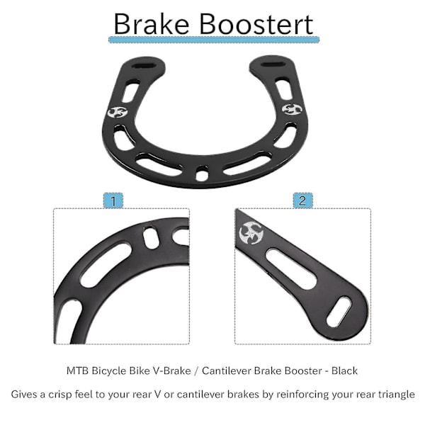Mtb Cykel V-bremse / Cantilever Bremse Booster - Sort