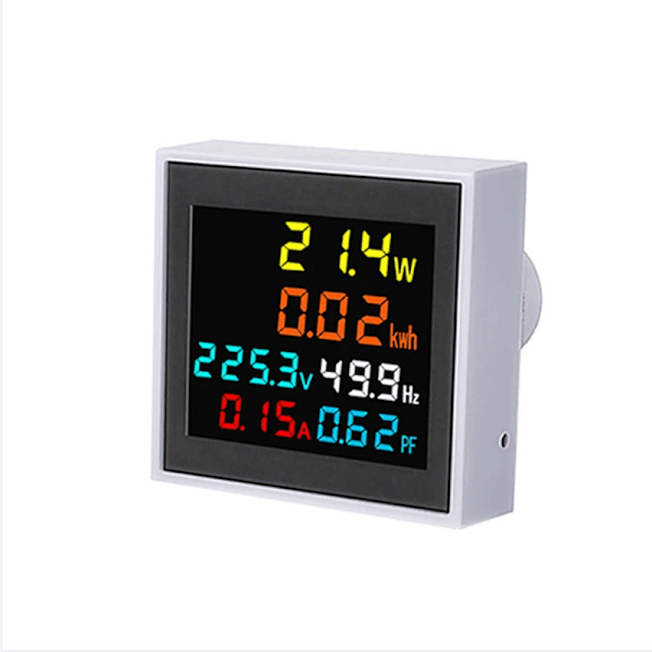 AC-displaymätare AC50-300V 100A Spänningseffekt Frekvens Elektrisk energimonitor Amperemeter Voltmeter Multimeter Testare