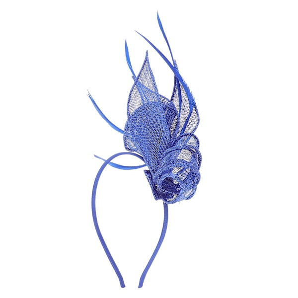 Mesh Hodebånd Hodeplagg Fascinator Bryllup Damer Dagsløp Royal Ascot (Blå)