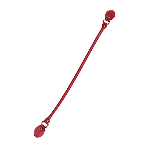 40cm Ko Læder Håndtaske Håndtag DIY Syning Tote Taske Udskiftning Rem Taske Bælte til Kvinder Pung Håndværk (Rød)