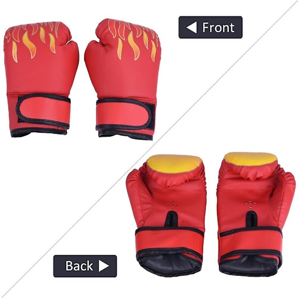 Barnboxningshandskar - Muay Thai Sparring Träningshandskar - Kickboxningshandskar - För Barn I Åldern