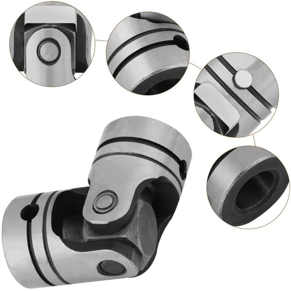 12 mm Dia Akselkobling Motorforbindelse Stål Universal Samling 12×23×52 mm