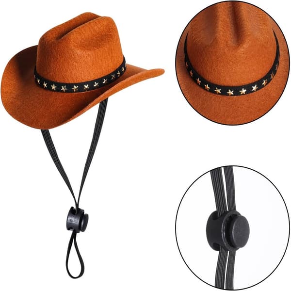Mini Cowboyhatt för katt och hund