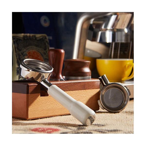 58mm Kahvin Suodatin Kahvan Puukahva Ruostumaton Teräs Kahvisuodatin E61 Espresso Koneelle