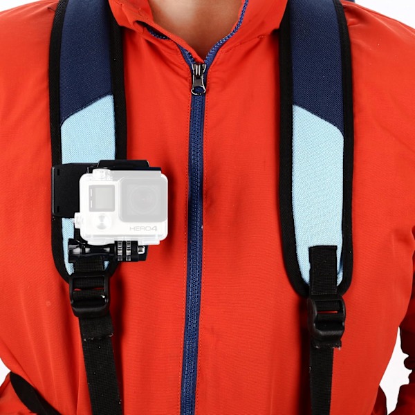 Reppu GoPro Hero 1 -yhteensopivalla Quick Clip -kiinnityksellä