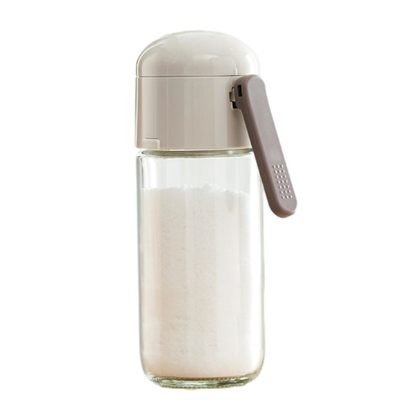 Kvantitativ Saltspruta Glas Salt Sprinkler Dispenser Fuktsäker Kryddburk för Camping Kök 250ml