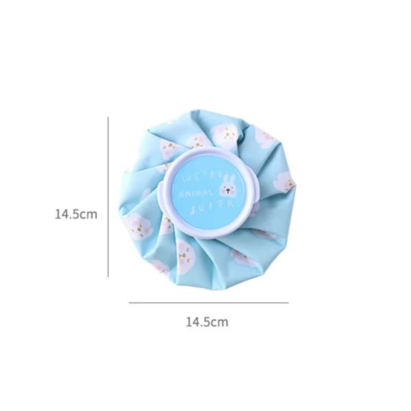 Portable and Foldable Hot Water Bottle, Cooling Ice Pack for Sprains, Portable and Foldable for Outdoor Use - Pink