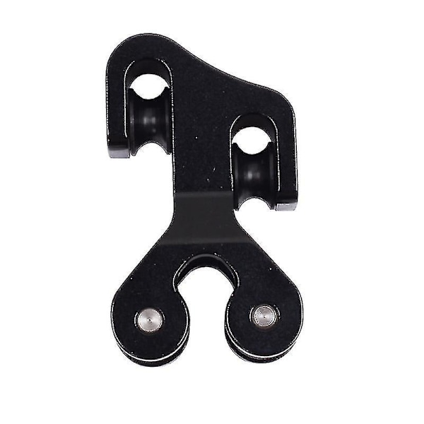 1pc Cable Slide Aluminum For Works On Bows With A 3/8" Cable Bar Ultra-light Pulley Sub-string Module-black