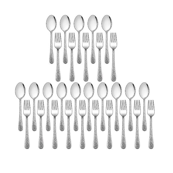 30-delars barnsilverset i rostfritt stål, bestickset för småbarn, bestickset för småbarn, skedar