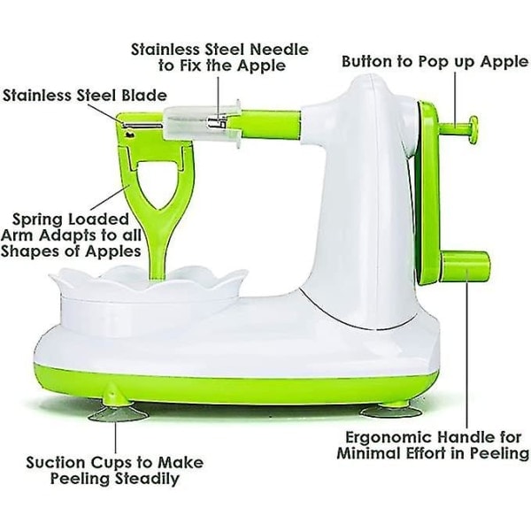 Äppelskärare, Päronklyvare Med 8 Kilar Äppelskärare Och Kärnborr, Rostfritt Stål