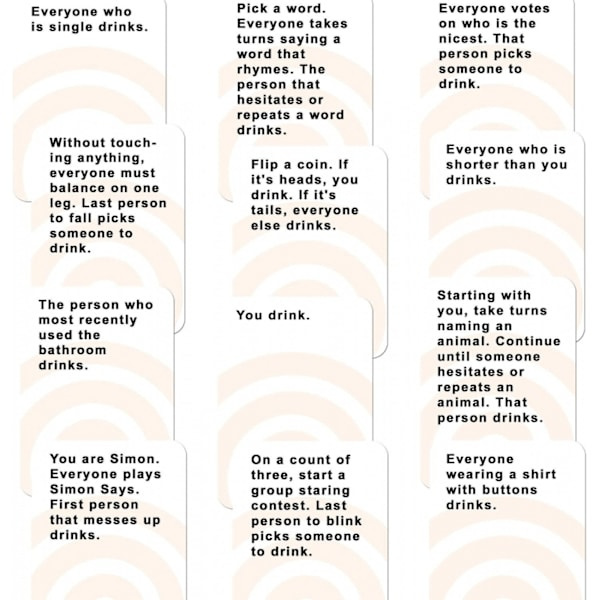 Drinking Game