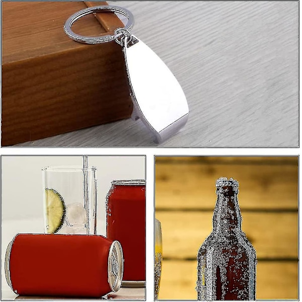 Nøglering Flaskeåbner Mini Flaskeåbner