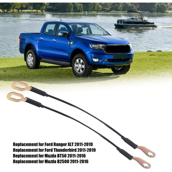 2 stk. bagklaps støttekabel UH70-65-760 erstatning for Ranger Thunderbird