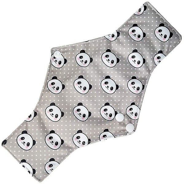 Vaskbare Sanitærbind, 1 stk til 6 stk 30 X 18 cm Gjenbrukbar Bambus Kullfiber