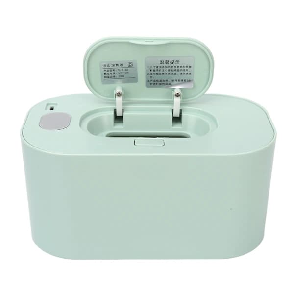 Portable Green Wet Wipe Warmer | With Constant Temperature, Practical Heating Box for Home and Travel Use