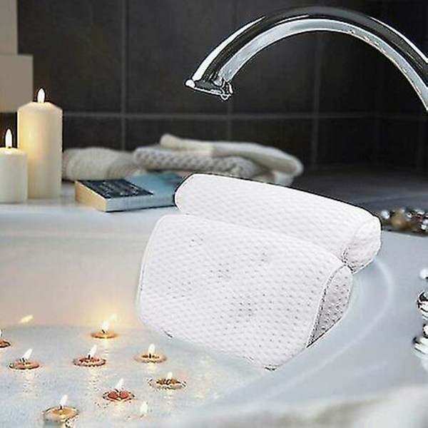 Kylpytyynyt, ylelliset tyynyt kylpyyn ja kylpylään 4D Air Mesh -teknologialla ja 7 imukupilla