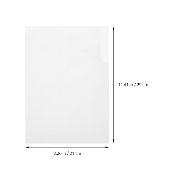 100 st värmeöverföringspapper A4 sublimeringstryckpapper (vit)