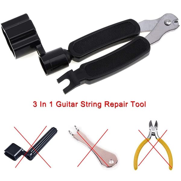 Guitarværktøj Pin Puller String Winder Pin Remover String Cutter Sæt