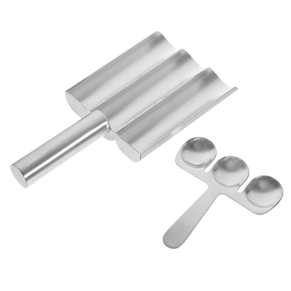 1 set köttbulle maker verktyg DIY fiskbulle maker verktyg räkbulle slide mögel med spatel