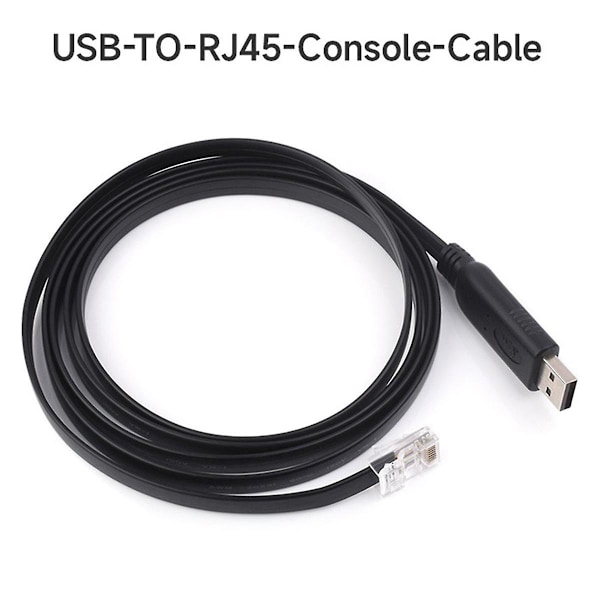 Usb-Rj45-konsolin virheenkorjauskaapeli Usb-tyyppi A - Rj45-konsoliuros Monitoiminen Kätevä virheenkorjaus