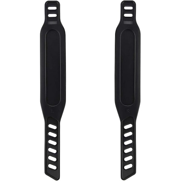 2 stk. treningssykkel pedalstropper, justerbar lengde U