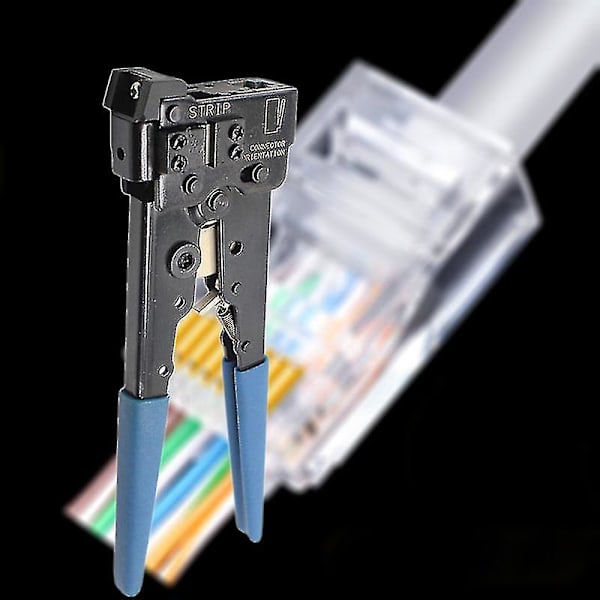 For Rj45 8p8c 8p Lan Ethernet-nettverkskabel Crimper Crimping Tool