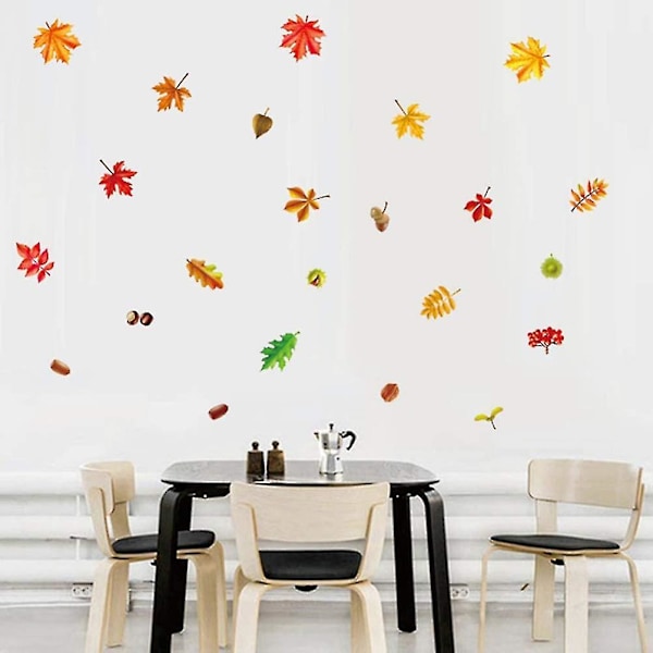 Høst veggklistremer Thanksgiving klistremerer blad høstblader dekorasjoner Thanksgiving klistremerke