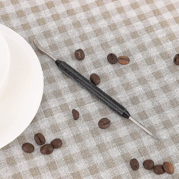 1 stk. rustfrit stål kaffekunstpen, Latte Art Pen nål, 14 cm