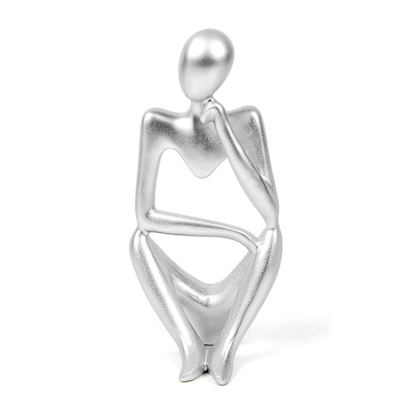 Resin Thinker Style Abstrakt Skulptur Statue Hjemmedekor Aksenter Samleobjekter Figurer Hjemmekontor Bokhylle Skrivebordsdekor
