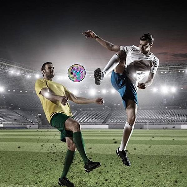 Reflekterende Holografisk Fodbold, Reflekterende Fodbold Glans Fodbold Officiel