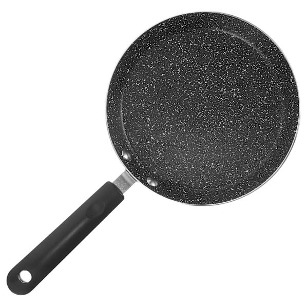 1 stk. Non-stick pande Maifan Stone stegepande Omeletpande Non-stick belægning Æg stegepande Køkken kogegrej Tilbehør til hjemmet (Sort 6 tommer)