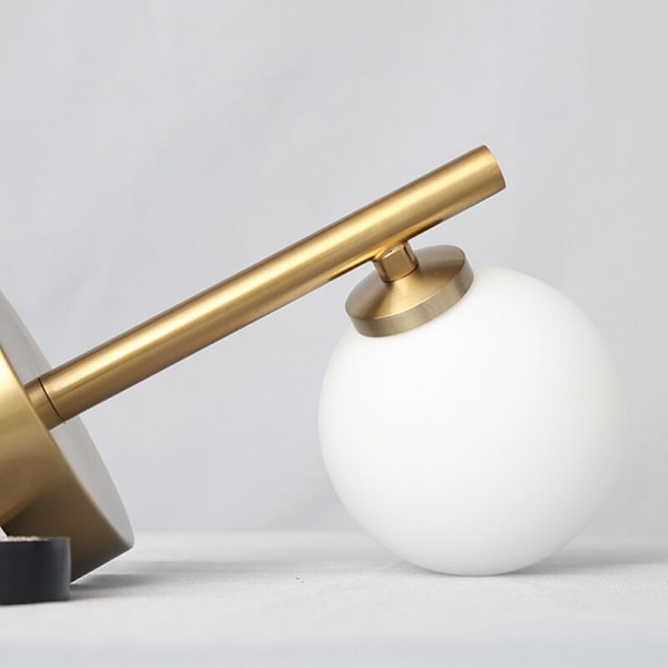 Nordisk modern LED vägglampa sovrum molekylärt glas vägglampa inomhus konst vägglampa varmvit