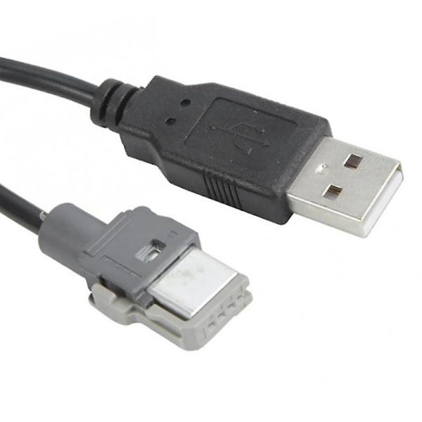 Bilstereo hann USB Aux-kabelsett for Peugeot 206 207 307 308 407 408 508 607 for Citroen C3 C4 C5 C6 for Rd43 Rd45