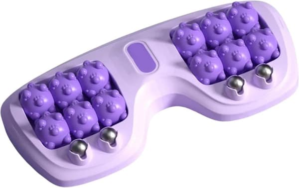 Fodmassagerulle til Blodcirkulation - Afslappende Fodpleje med Massagebold Lila