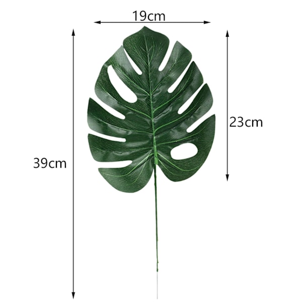 72 kpl 2 lajia trooppisia kasveja palmunlehtiä keinotekoisia palmunlehtiä tekolehtiä lehtiä kilpikonnanlehtiä par