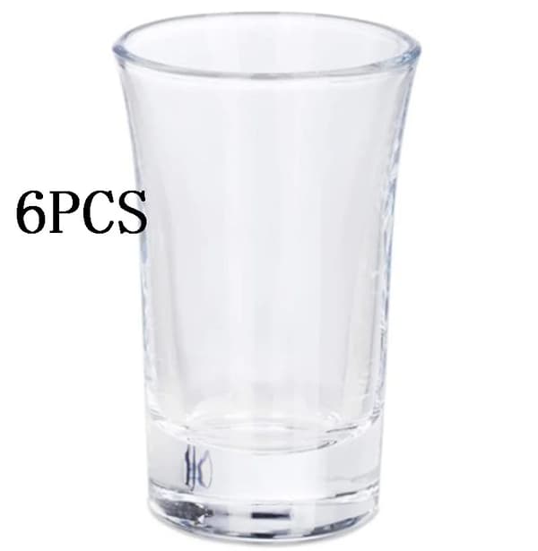6 glas, shotglas (akryl), 35 ml shotglas