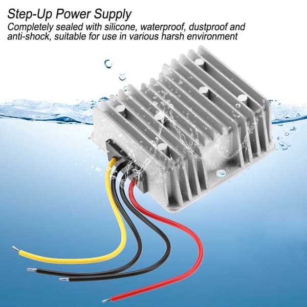 12V til 24V DC/DC Regulator Konverter Høy Effektivitet Strømforsyning 10A 240W