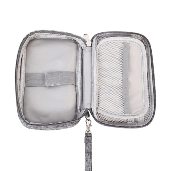 Grå gjenbrukbare poser for oppbevaring av mat, plassbesparende oppbevaring av hjemmebakt brød, gaver til surdeigsbakere 25*16*2 cm