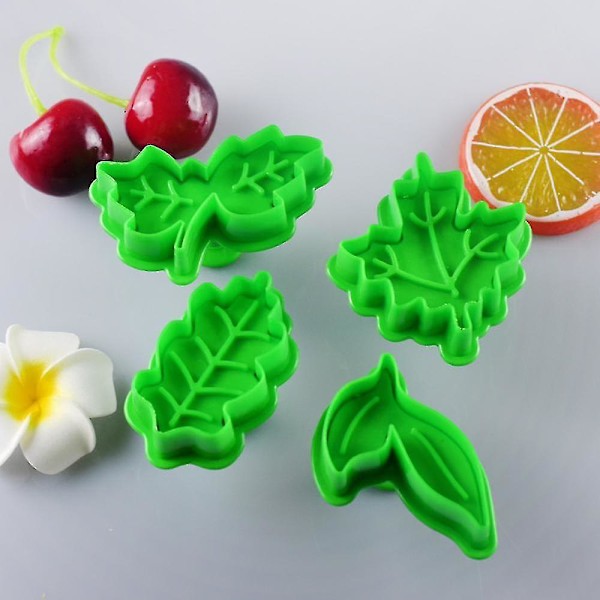 16 stk. Plunger Leaf Biscuit Pressing Machine Cake Decoration