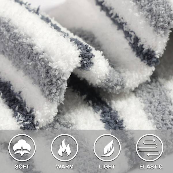 Vinter Fleece Cosiness 6 Par Dam Tjocka Termiska Sängstrumpor
