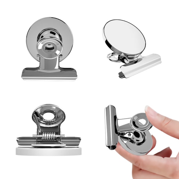 [parannettu] 10 vahvaa jääkaapin magneettikiinnikettä neodyymimagneetilla - 30 mm leveä - täydelliset jääkaappimagneetit, keittiömagneetit, kalenterimagneetit Fo