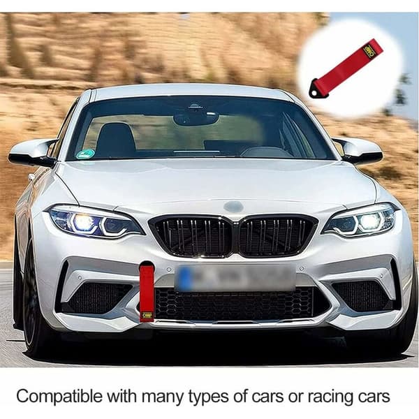 Bil Trækreb, Racing Trækstrop, Auto Trækreb, Racing Trækreb, Nylon Trækreb, til Køretøjs Forreste Bageste Kofanger, 1 stk
