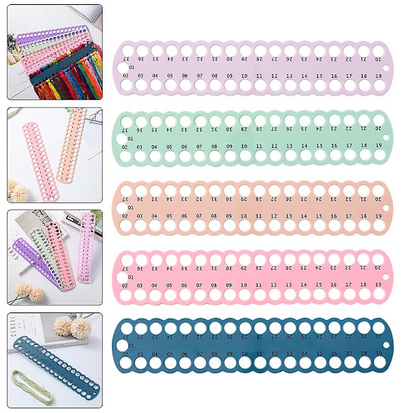 5 stk Kryss-sting Trådholder Oppbevaring Broderi Floss Organizer