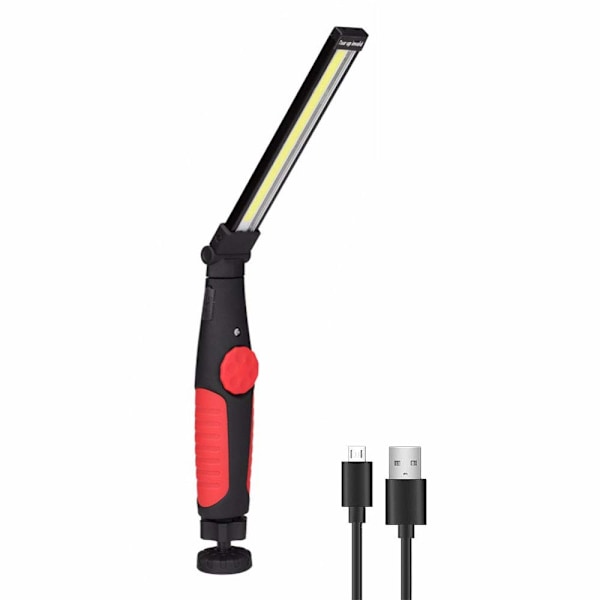 LED arbeidslys, oppladbar USB inspeksjonslys, nyeste roterbare arbeidslys, slank arbeidslampe med roterende