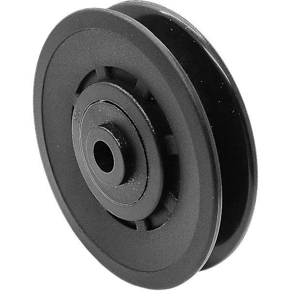 90 mm nylonhjul med kullager, universell remskiva för gym