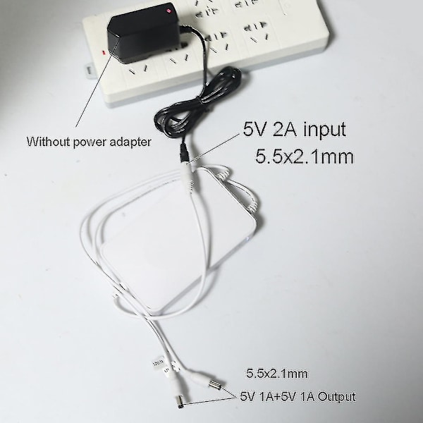 Dobbelt 5v Output 15000mah Ups Strømforsyning Til Kamera Router Elektrisk Udstyr